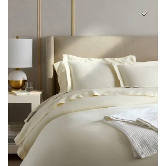 Quince 700 TC Giza Cotton Sateen Euro Sham NWOT - Picture 3 of 3